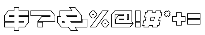 BEXAGO Outline Font OTHER CHARS
