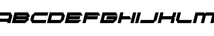 BEXAGO Slant Font UPPERCASE