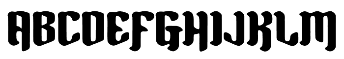 BFC Ancient Ghost Font UPPERCASE