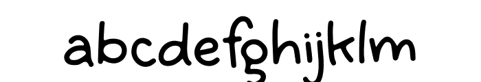 BFC Grandmas Recipe Font LOWERCASE