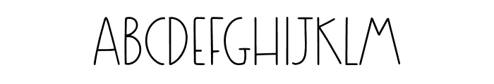 BFC Horror Show Pln Font LOWERCASE