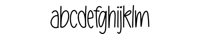 BFC Lunchbreak Handw Font LOWERCASE