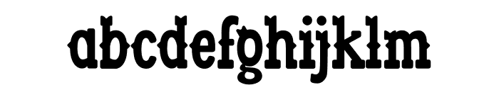 BFC Rodeo Spurs Font LOWERCASE