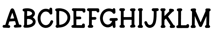 BFC Rustic Spruce Font UPPERCASE