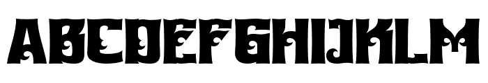 BHEKOF-Regular Font UPPERCASE