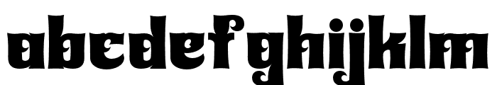 BHEKOF-Regular Font LOWERCASE