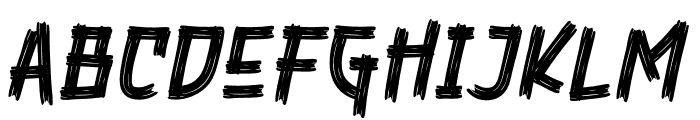 BHOREPUNK-Regular Font UPPERCASE