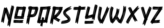 BHOREPUNK-Regular Font UPPERCASE
