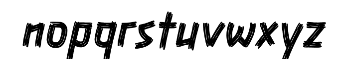 BHOREPUNK-Regular Font LOWERCASE