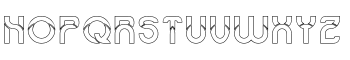 BICYCLE-Hollow Font UPPERCASE