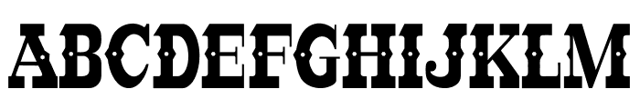 BIDGER Font UPPERCASE