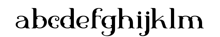 BIFASER-Regular Font LOWERCASE