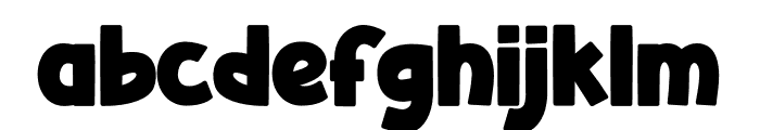 BIG-DAZZLE Font LOWERCASE