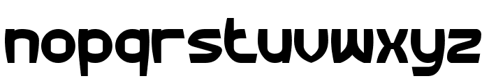 BIG FOOT Bold Font LOWERCASE