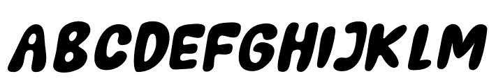 BIGGER SUMMER FEST Italic Font UPPERCASE