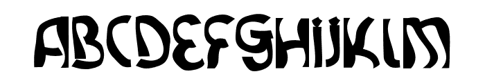 BIGWAVE Font LOWERCASE