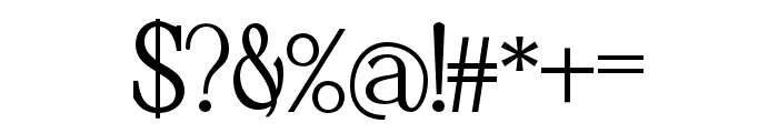 BIKAVE-Regular Font OTHER CHARS