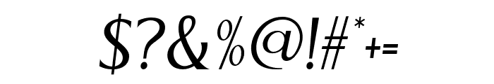 BIORKA-Italic Font OTHER CHARS