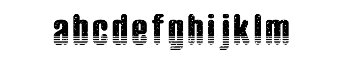 BKK MAFIA Retro Style A Font LOWERCASE