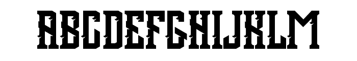 BLACK CITY Font UPPERCASE