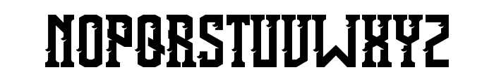 BLACK CITY Font LOWERCASE