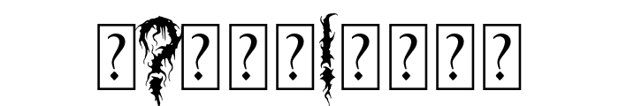 BLACK MASS Font OTHER CHARS