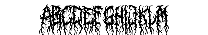 BLACK MASS Font UPPERCASE