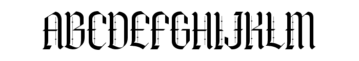 BLACKMIST-Regular Font UPPERCASE