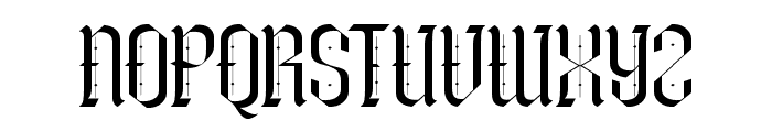 BLACKMIST-Regular Font UPPERCASE