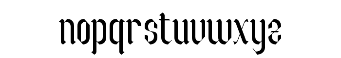 BLACKMIST-Regular Font LOWERCASE