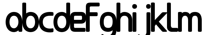 BLACKREST-Regular Font LOWERCASE