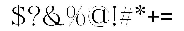 BLOOLUX Font OTHER CHARS