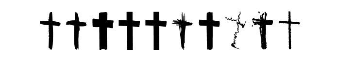 BM Graphics Christian Cross Font OTHER CHARS