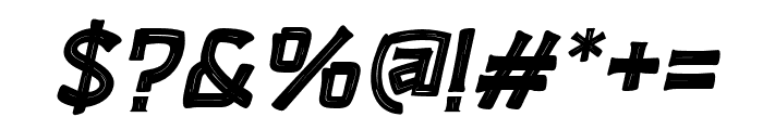 BODYSPORT-Slant Font OTHER CHARS