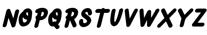 BOMMER CUTES Italic Font LOWERCASE