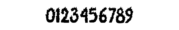 BONFIRE INCINERATE Font OTHER CHARS