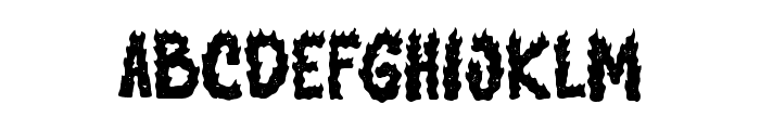 BONFIRE INCINERATE Font UPPERCASE