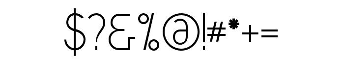 BONGO-Regular Font OTHER CHARS