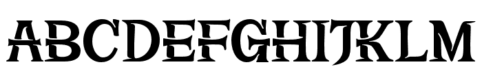 BOOER-Regular Font UPPERCASE