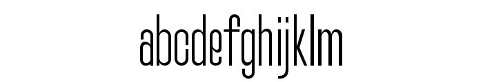 BORDUNE MFR Extra Light Font LOWERCASE