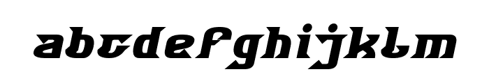 BOURGEOIS Bold Italic Font LOWERCASE