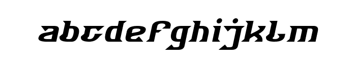 BOURGEOIS Italic Font LOWERCASE