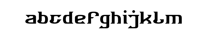 BOURGEOIS-Light Font LOWERCASE