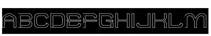 BRIGHT FUTURE-Hollow-Inverse Font UPPERCASE