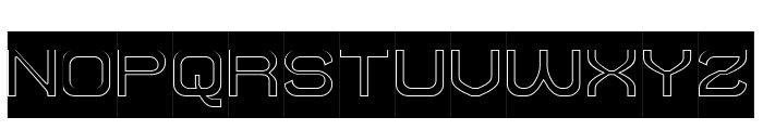 BRIGHT FUTURE-Hollow-Inverse Font UPPERCASE