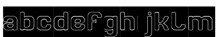 BRIGHT SIDE-Hollow-Inverse FONT