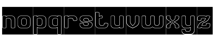 BRIGHT SIDE-Hollow-Inverse Font LOWERCASE