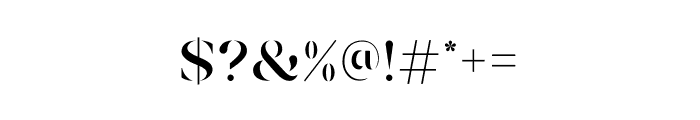 BRITJ Font OTHER CHARS