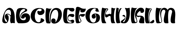 BROHALO Regular Font UPPERCASE