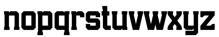 BROKSTATE Semibold Font LOWERCASE